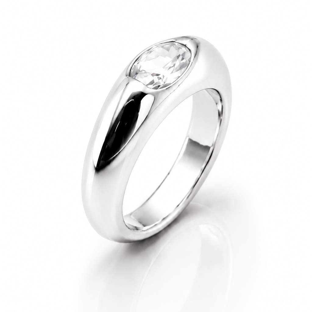 Elipse Oval Mini Ring