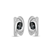 Link Stone Hoops