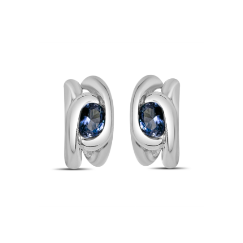 Link Stone Hoops