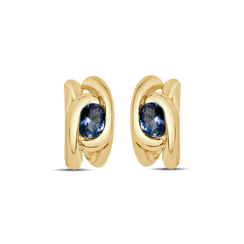 Link Stone Hoops