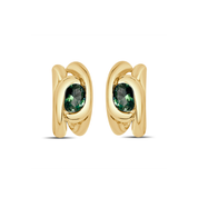 Link Stone Hoops