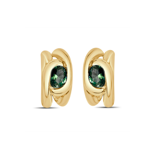 Link Stone Hoops