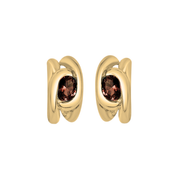 Link Stone Hoops