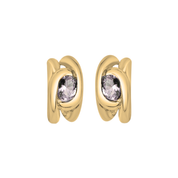 Link Stone Hoops