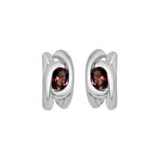 Link Stone Hoops