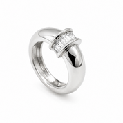 Courtney Dome Baguette-Ring