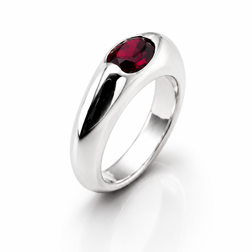 Elipse Oval Mini Ring