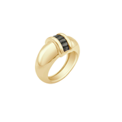 Bague Courtney Dome-Noire