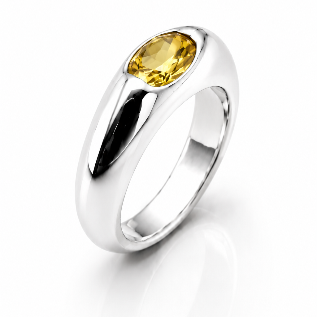 Elipse Oval Mini Ring