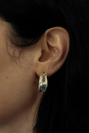 Link Stone Hoops