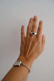Laetitia Bold Dôme Ring - Blue