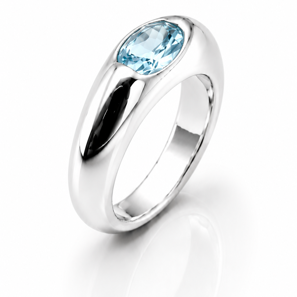 Elipse Oval Mini Ring