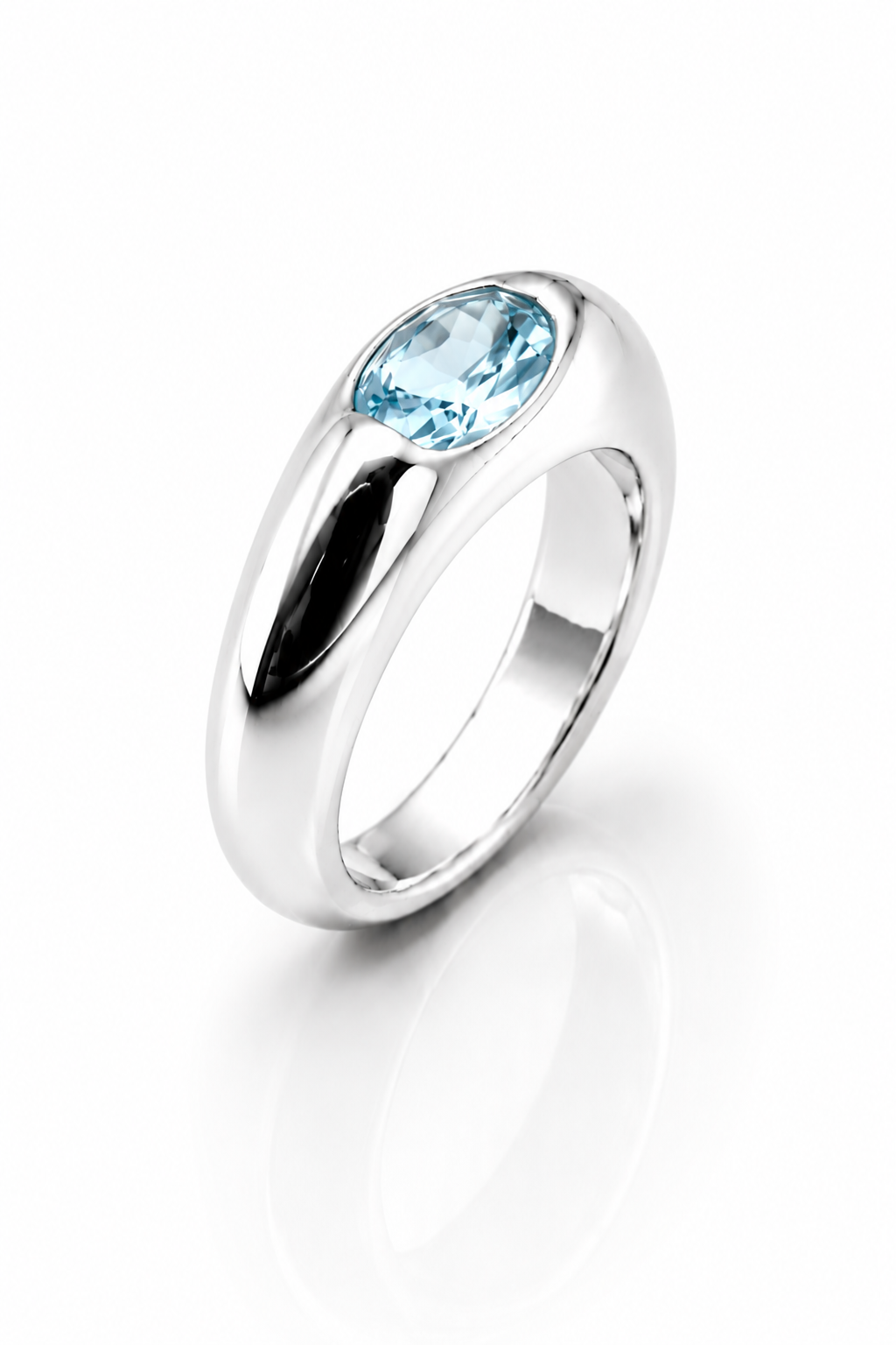 Elipse Oval Mini Ring