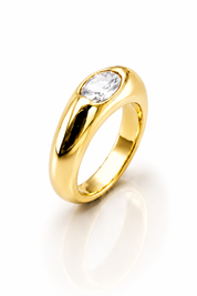Elipse Oval Mini Ring