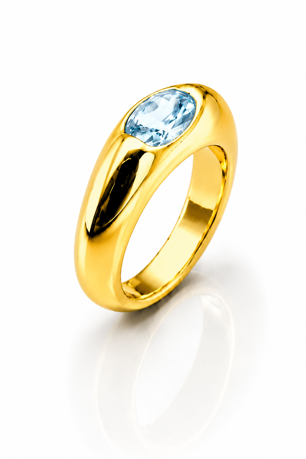 Elipse Oval Mini Ring