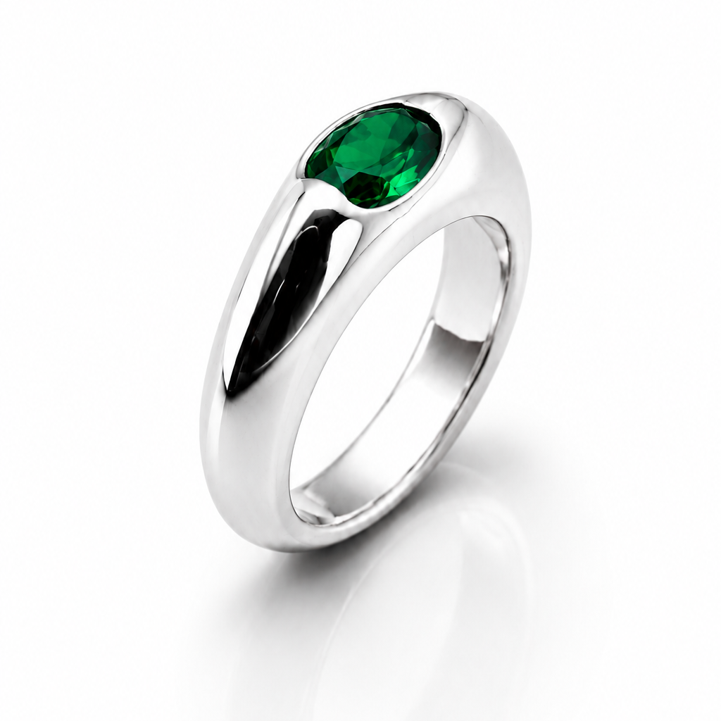 Elipse Oval Mini Ring