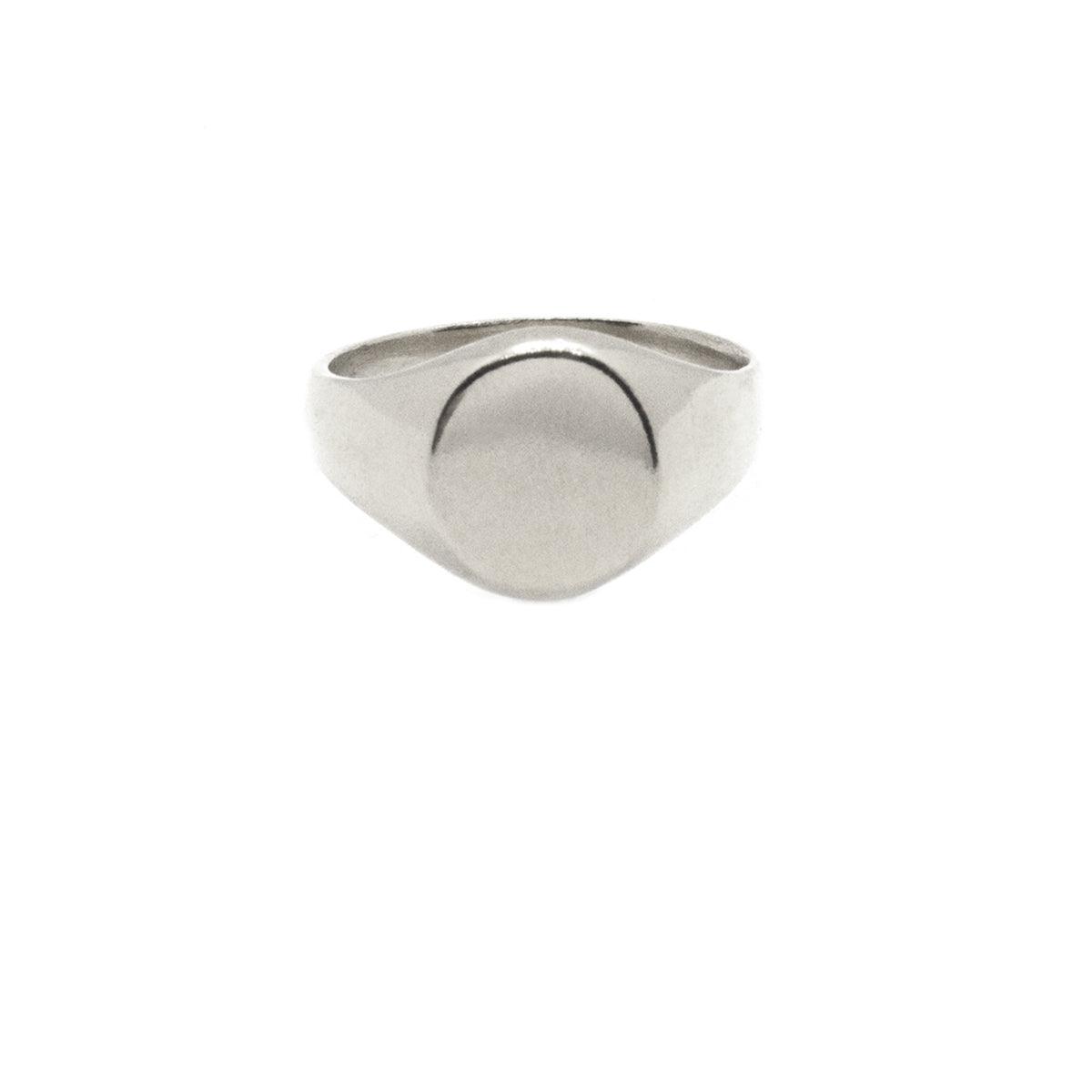 Large Round Signet Ring – Brimstone Jewellery