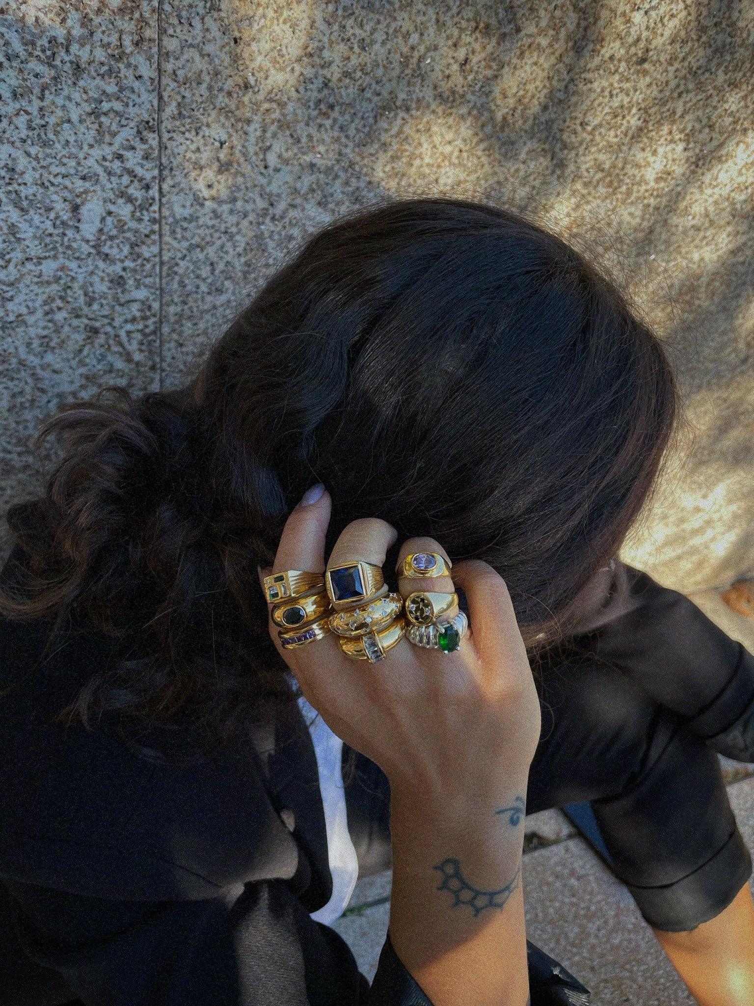 Signet Rings Peace Harry Styles Ring Harry Styles P Ring