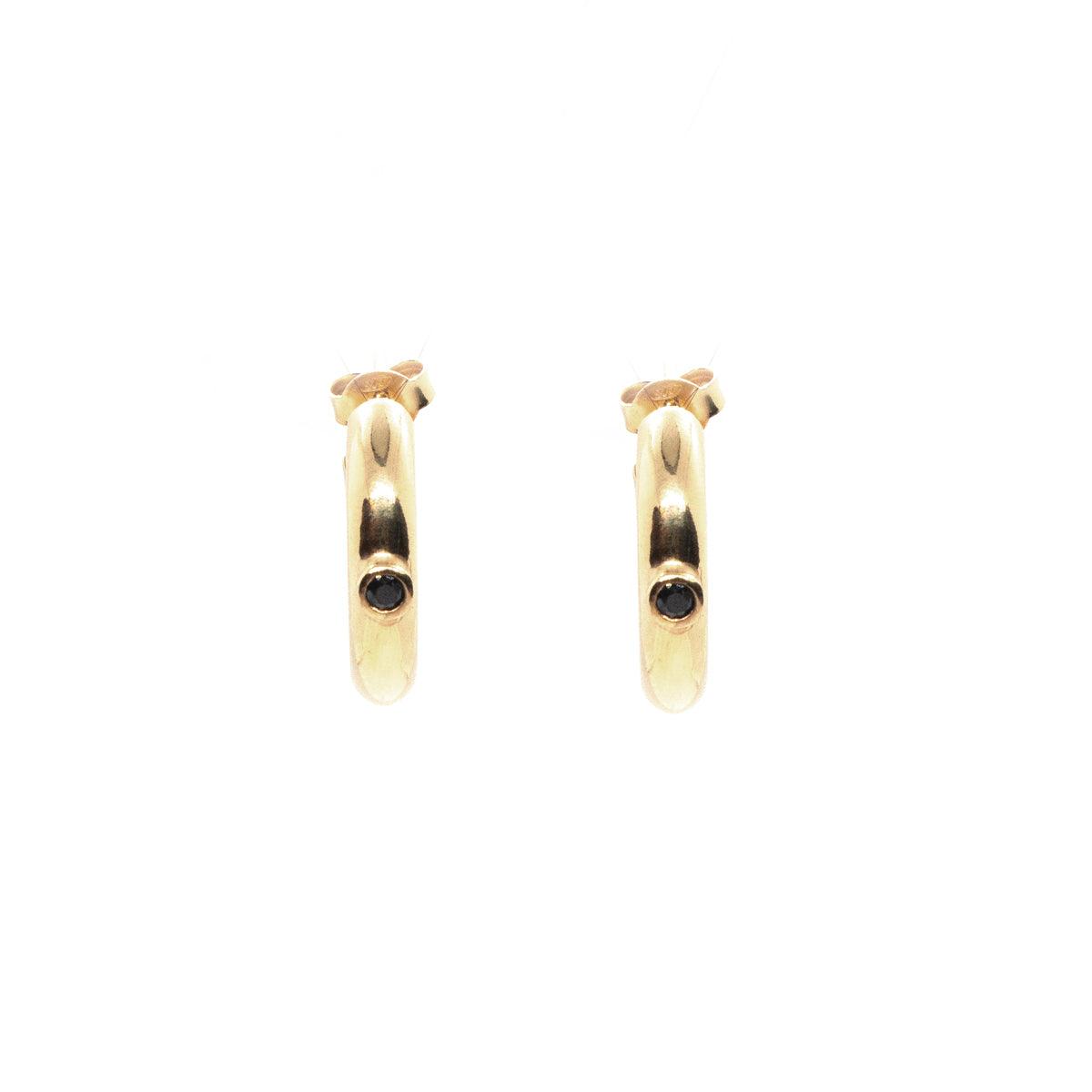 Blair Black Mini Hoops - NUUK