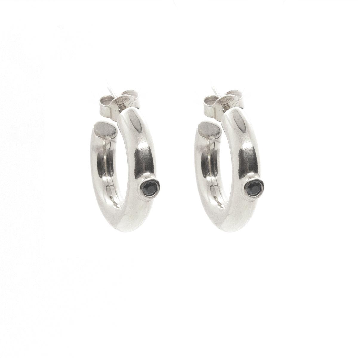 Blair Black Mini Hoops - NUUK